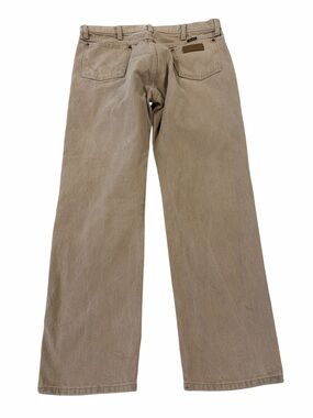 Wrangler 1013MWZ Cowboy Cut Jeans Men’s 36x31 Beige Tan Bootcut